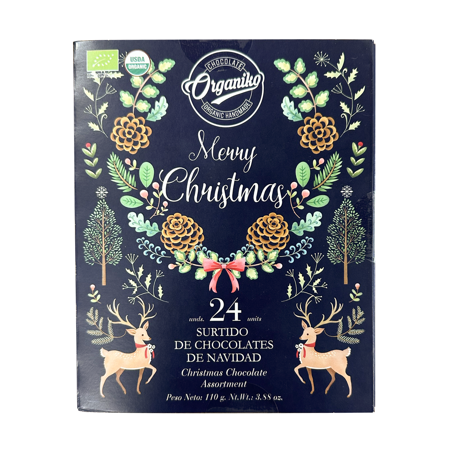 Chokladkalender Merry Christmas  24 bitar