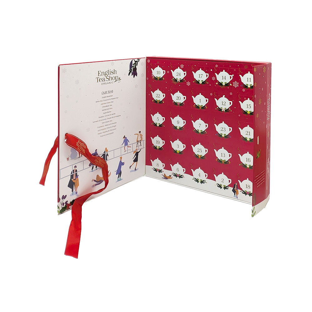 Adventskalender te santa red