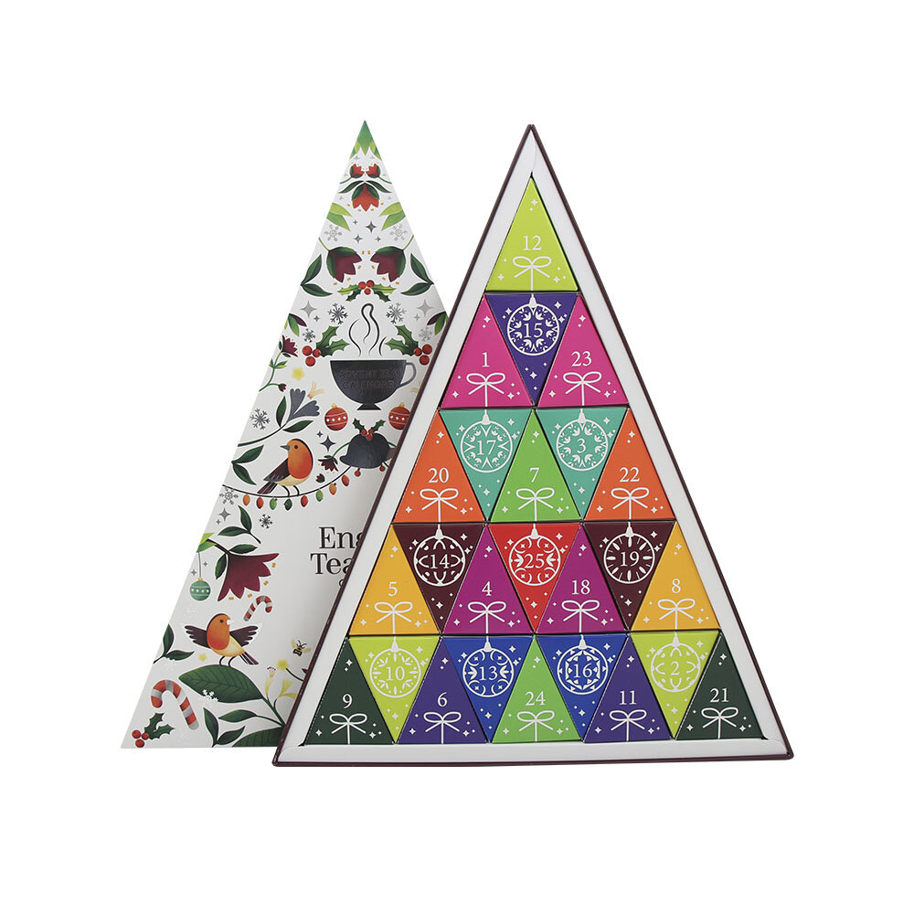 Adventskalender te triangular vit