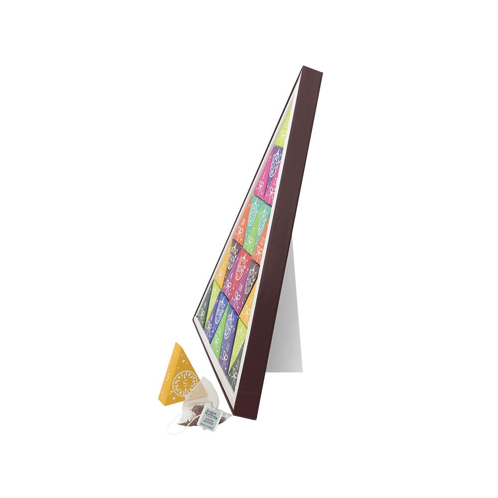Adventskalender te triangular vit