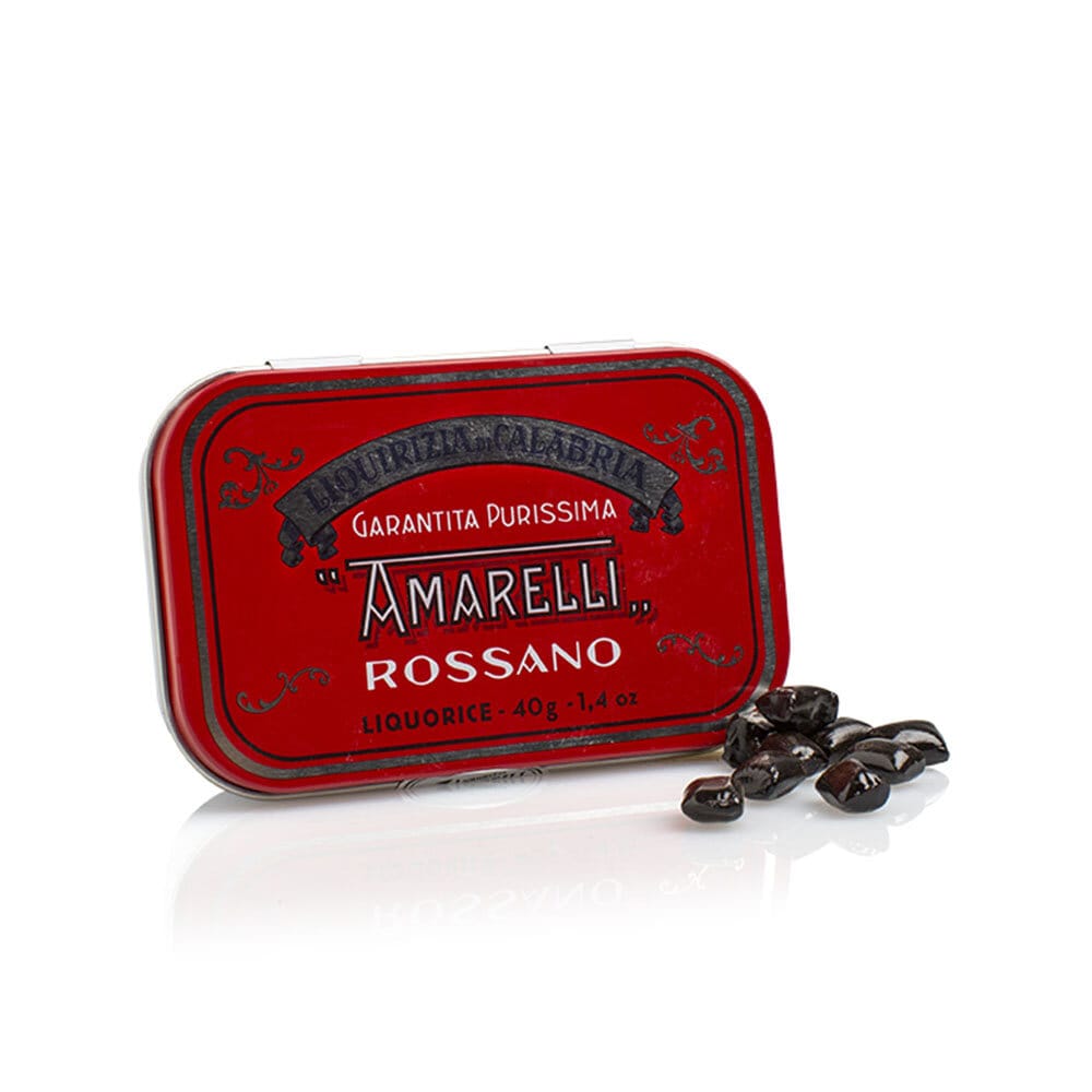 Rossa Spezzatina Lakrits DOP Plåtask 40g