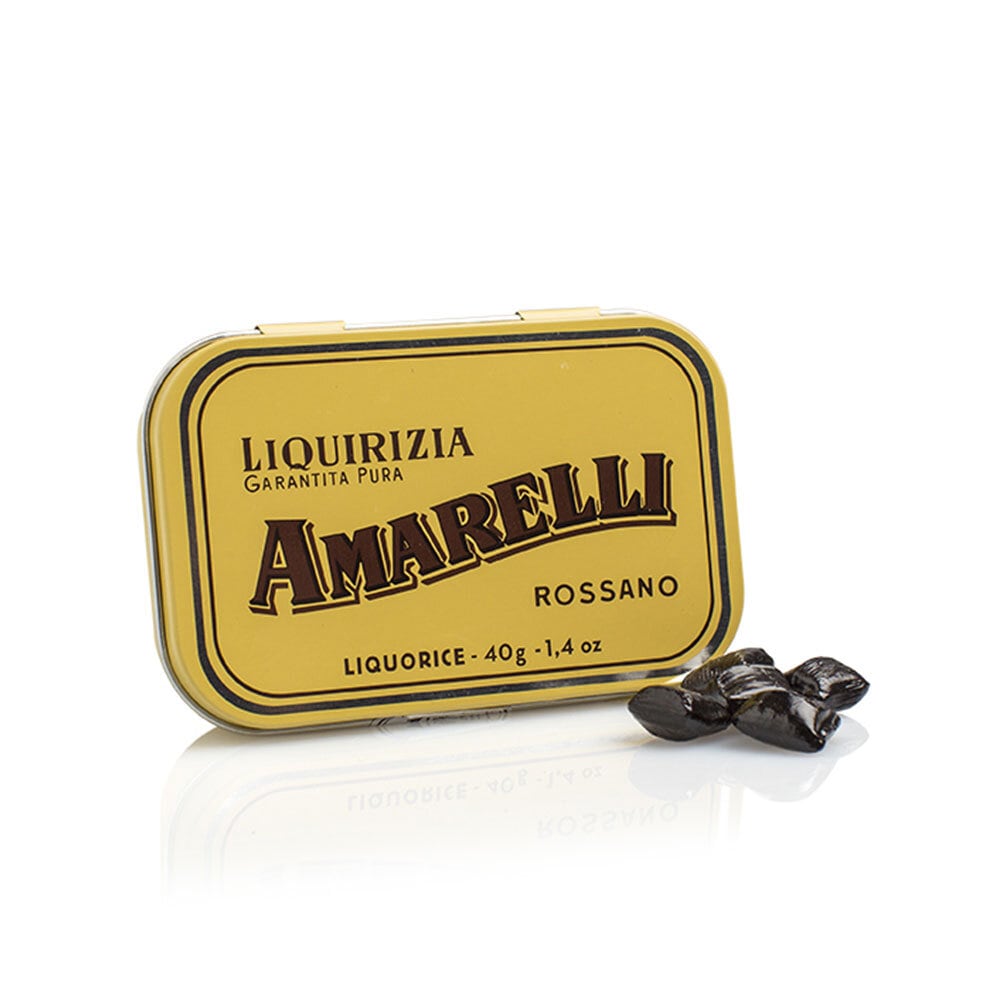 Oro Spezzata Lakrits DOP Plåtask 40g