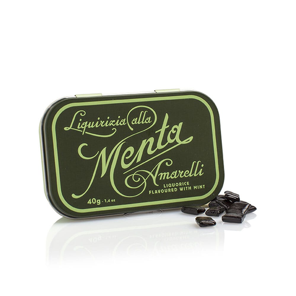 Green Favette Lakrits Mint Plåtask 40g