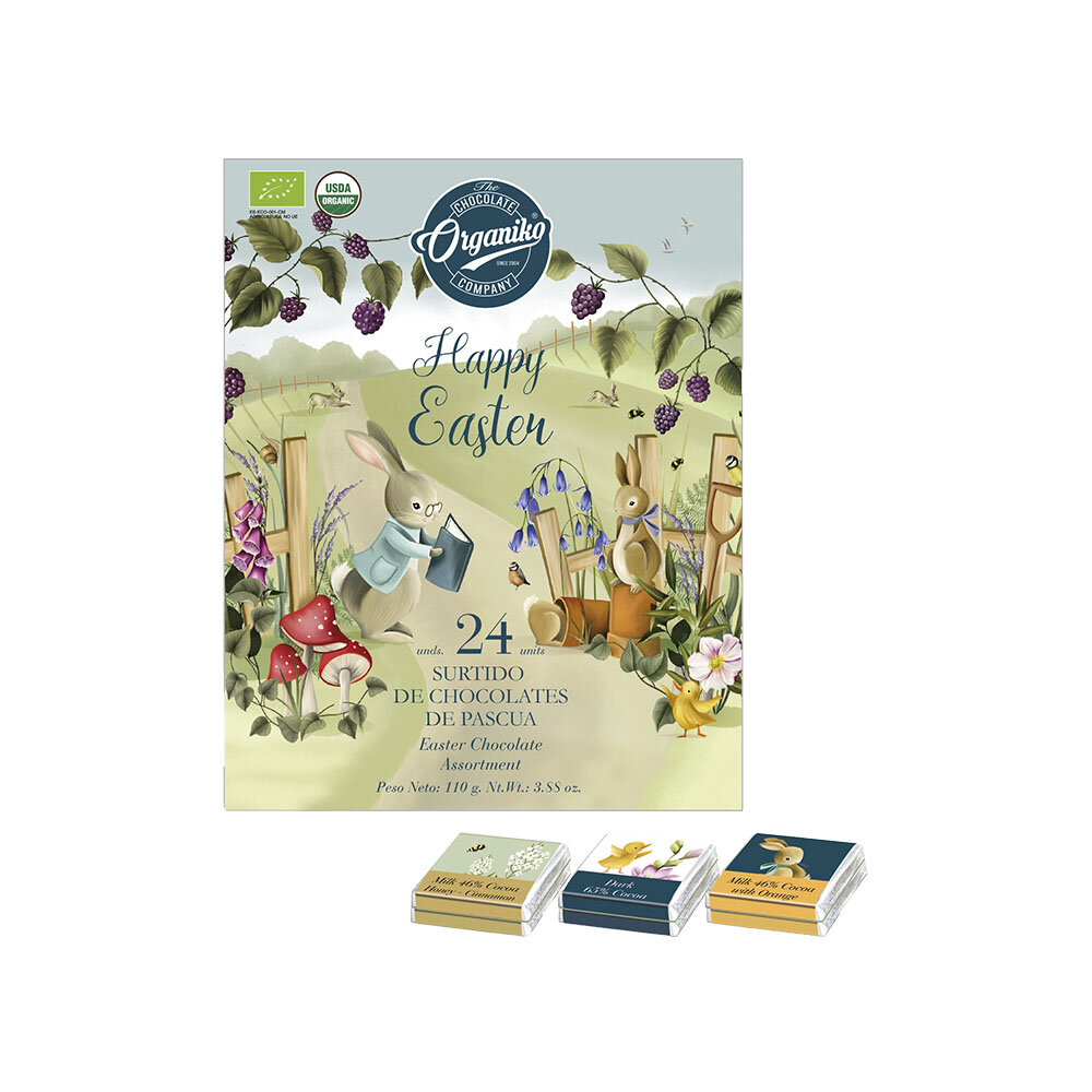 Choco Chokladask Easter 24 styckförpackade chokladbitar