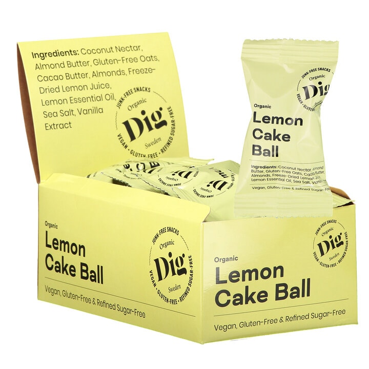 Organic Lemon Cake Ball 25g