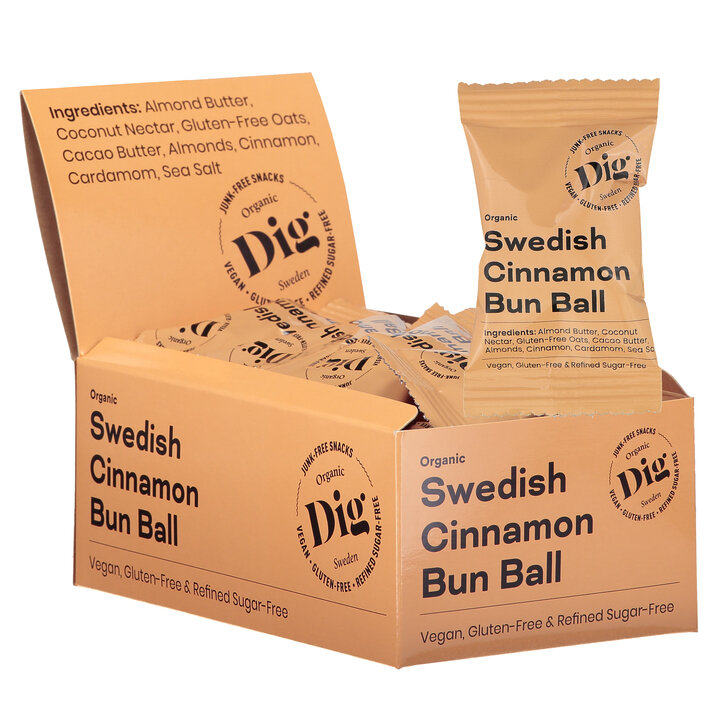 Organic Swedish Cinnamon Bun Ball 25g