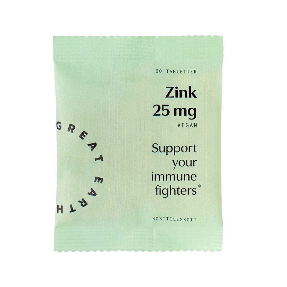 Zink 25 mg 60 tabletter refill