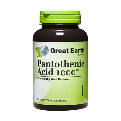 Pantothenic Acid 1000mg 90 tabletter