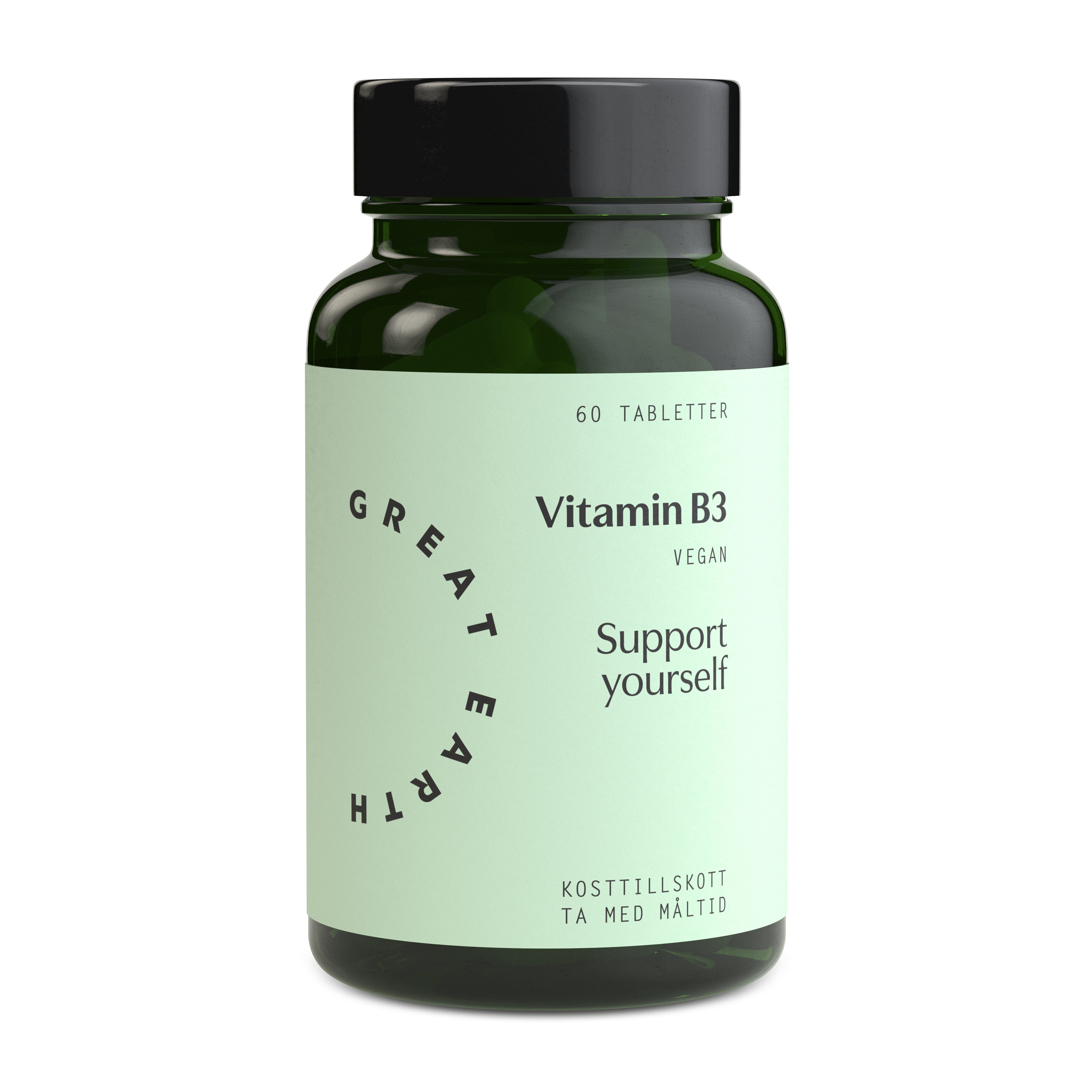 Vitamin B3 Niacin 500mg 60 tabletter