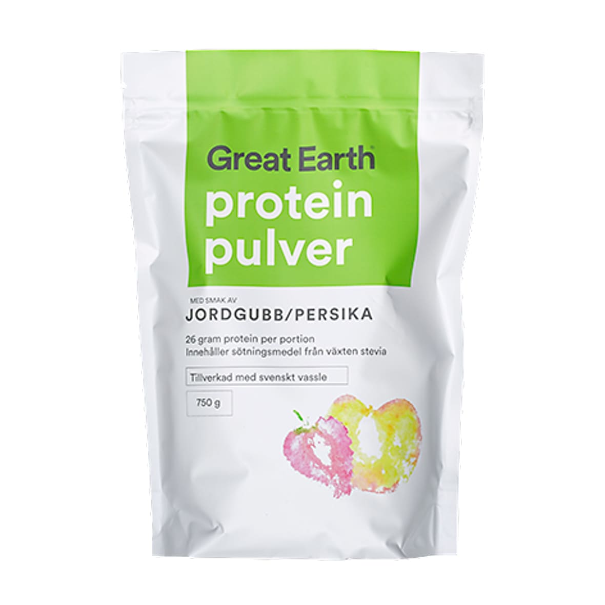Proteinpulver Jordgubb/Persika 750g