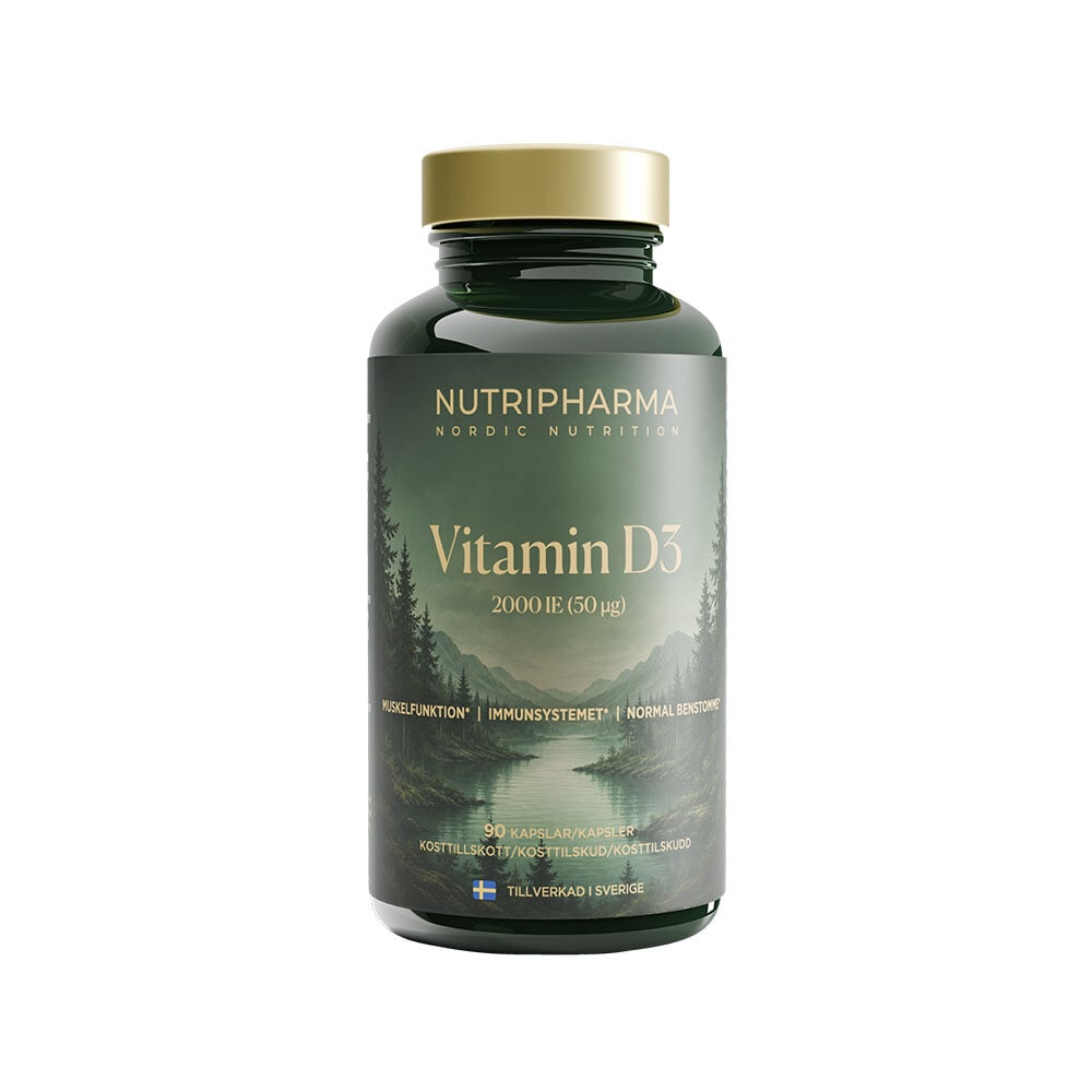 Vitamin D3 2000IE 90 kapslar