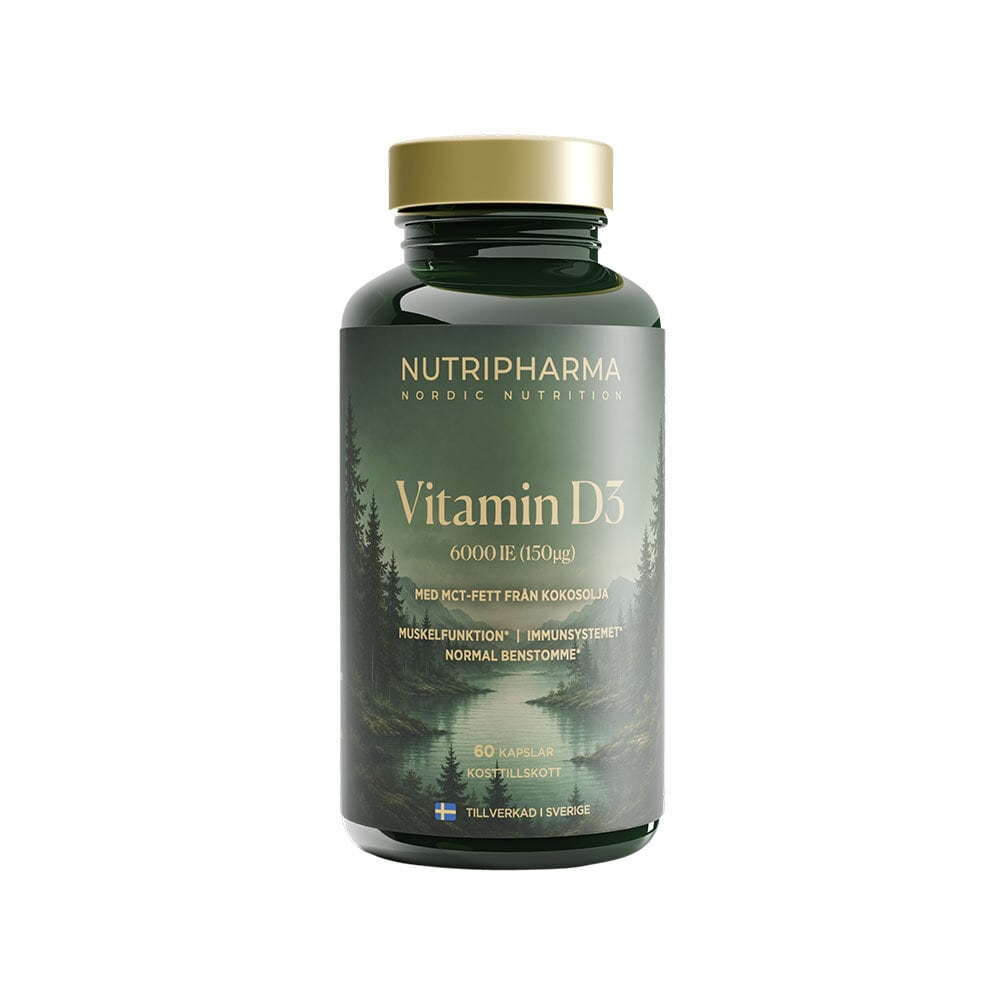 Vitamin D3 6000IE 90 kapslar