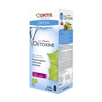 Methoddraine detoxine Hallon/Tranbär 250ml
