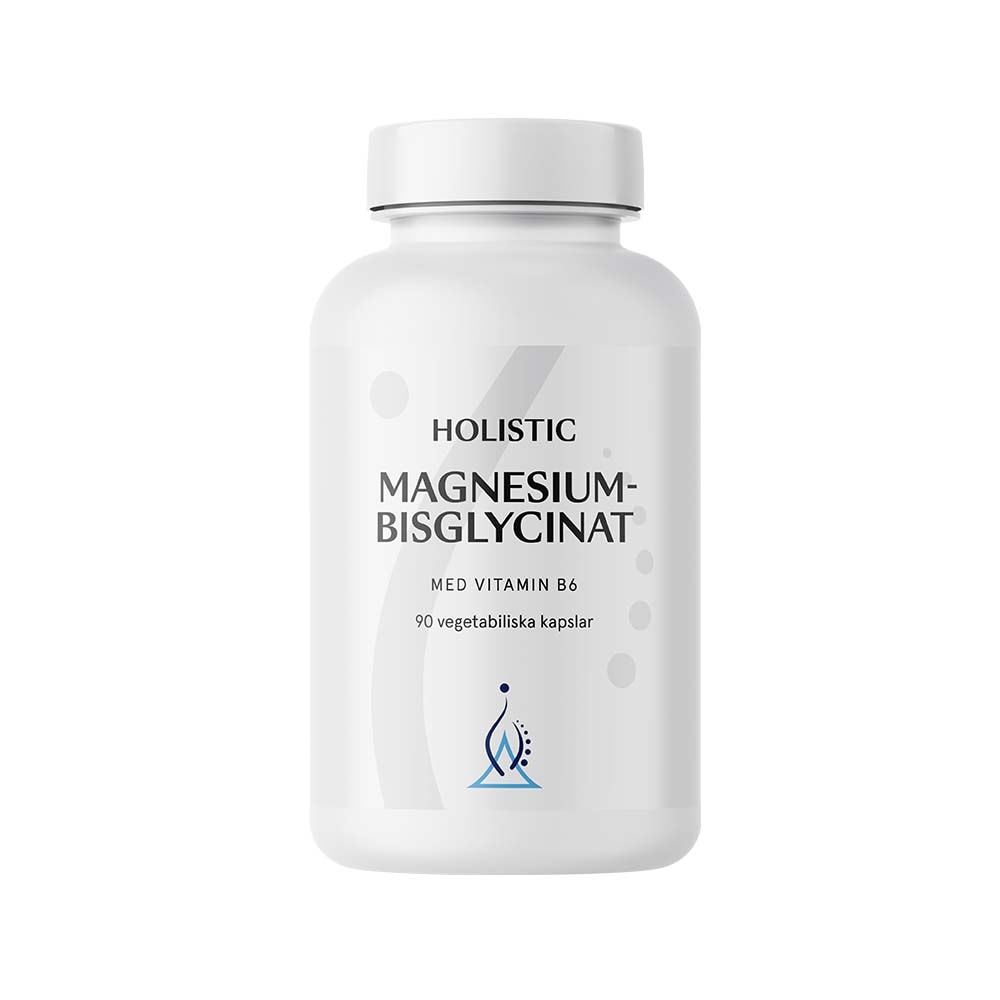Magnesiumbisglycinat 100mg 90 vegetabiliska kapslar