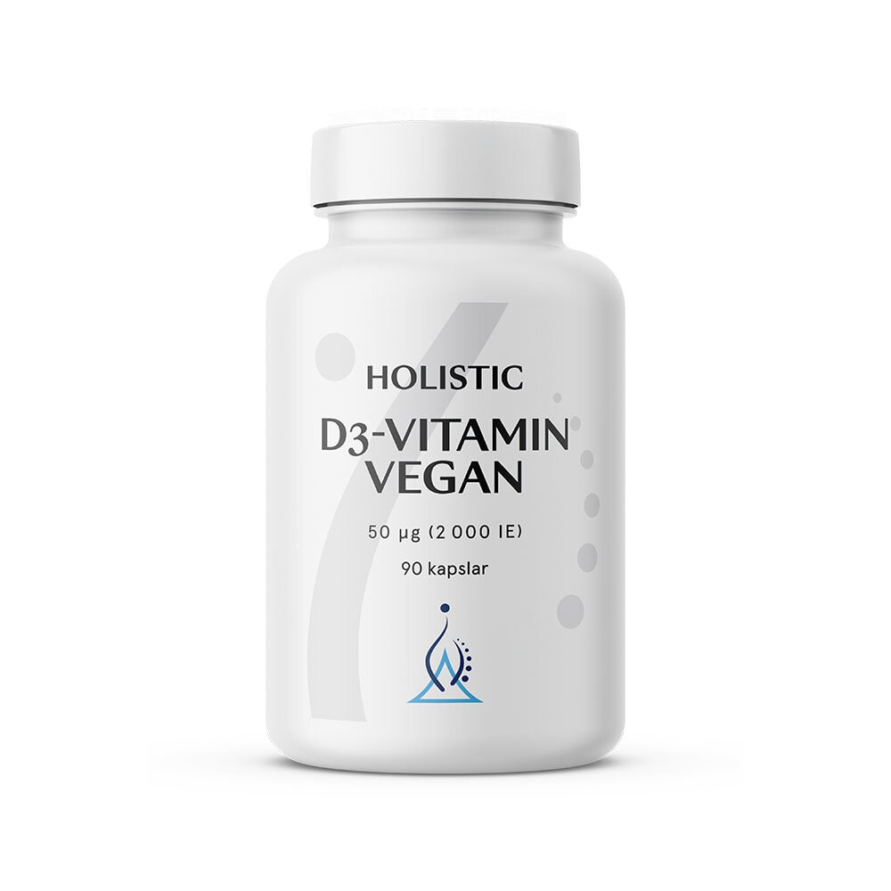 D3-vitamin vegan 2000IE (50 µg), 90 vegetabiliska kapslar