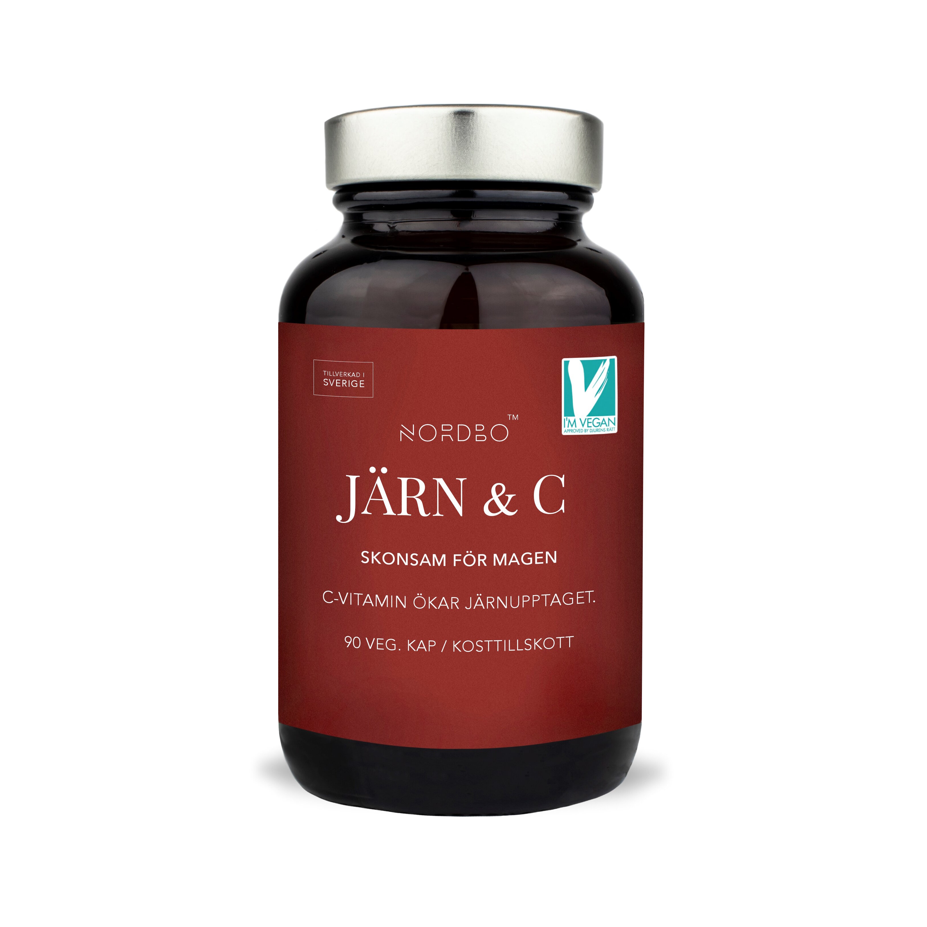 Järn & C-vitamin 90 kapslar