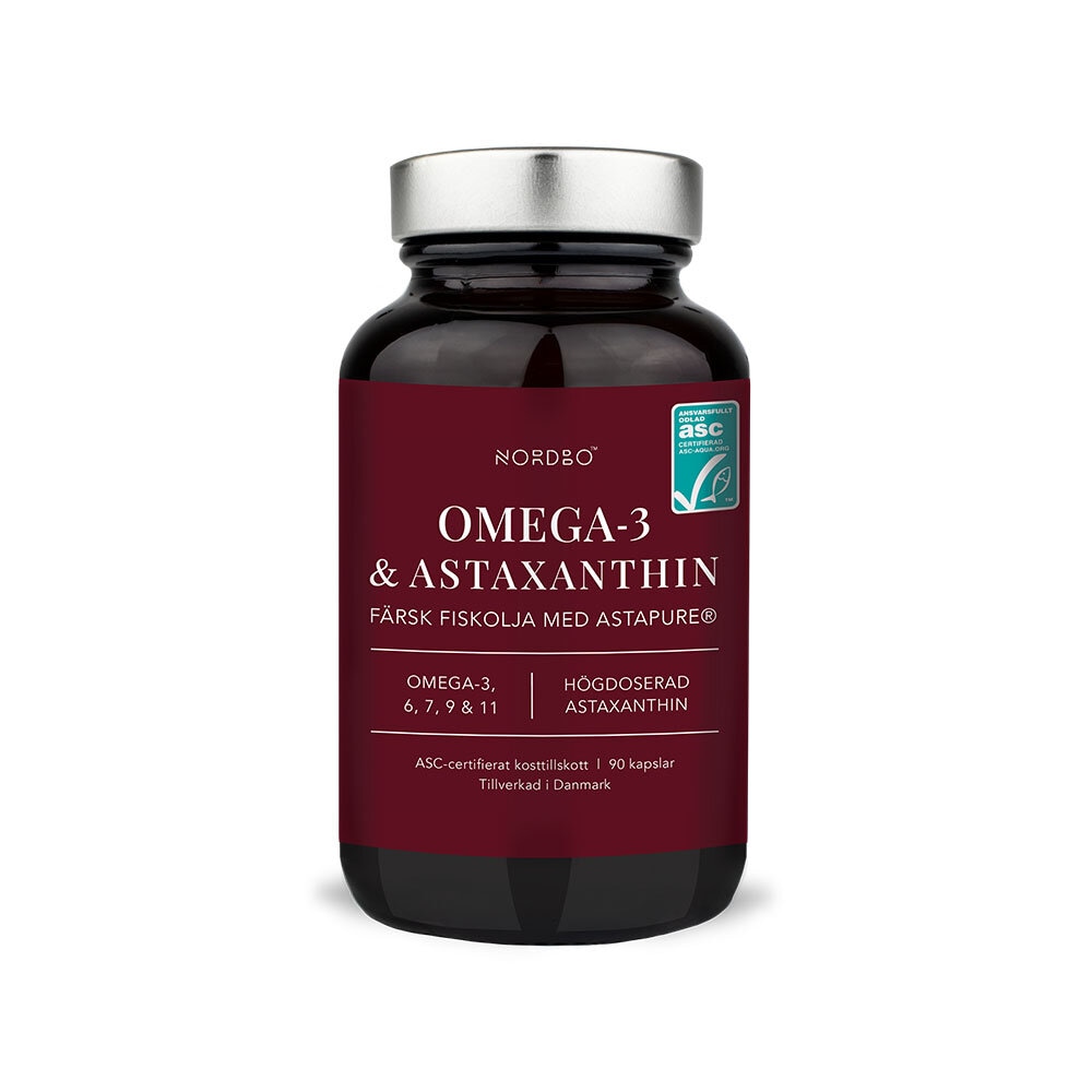 Omega-3 & Astaxanthin 90 kapslar