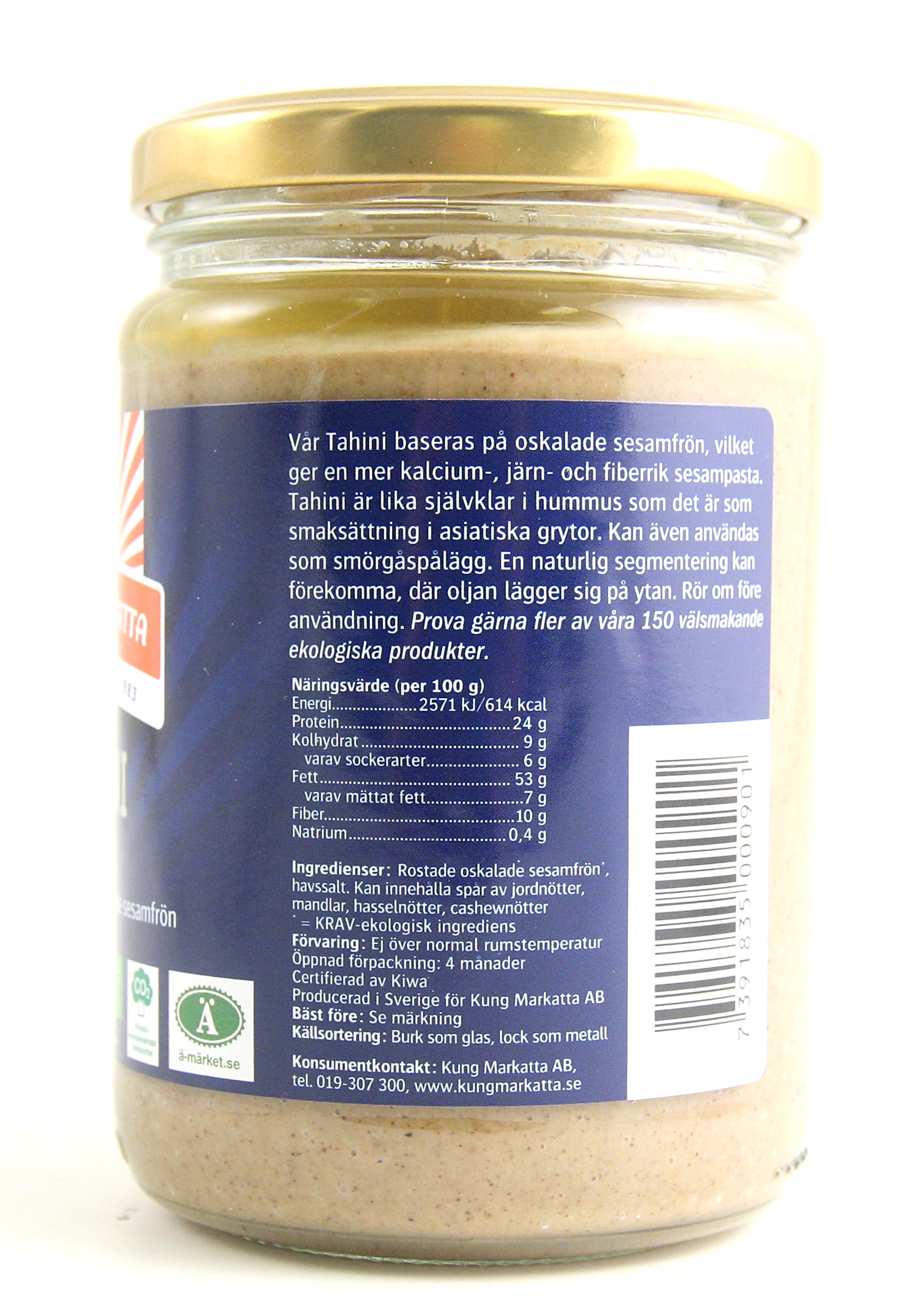 Tahini med salt 360g