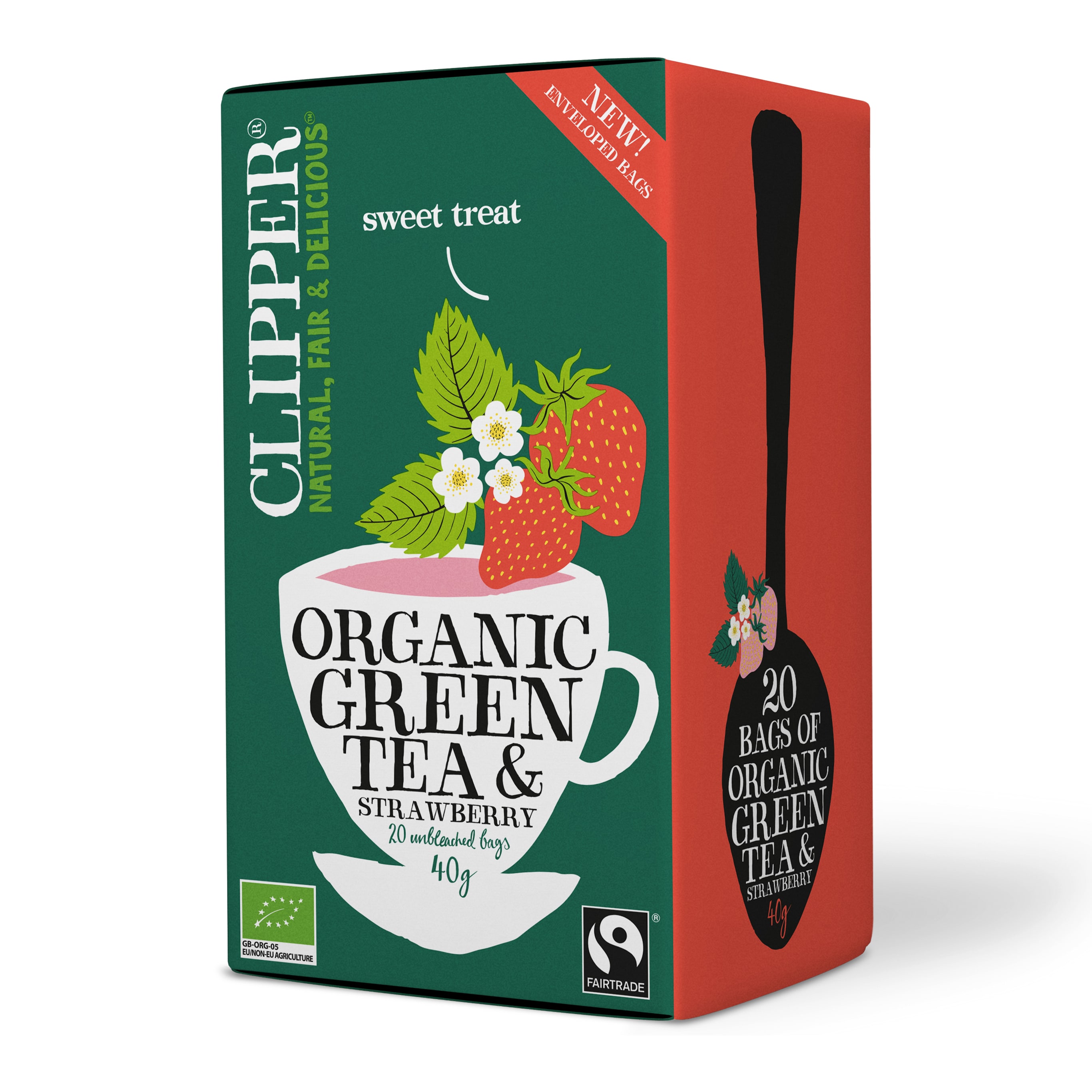 Green Tea Strawberry 20 påsar