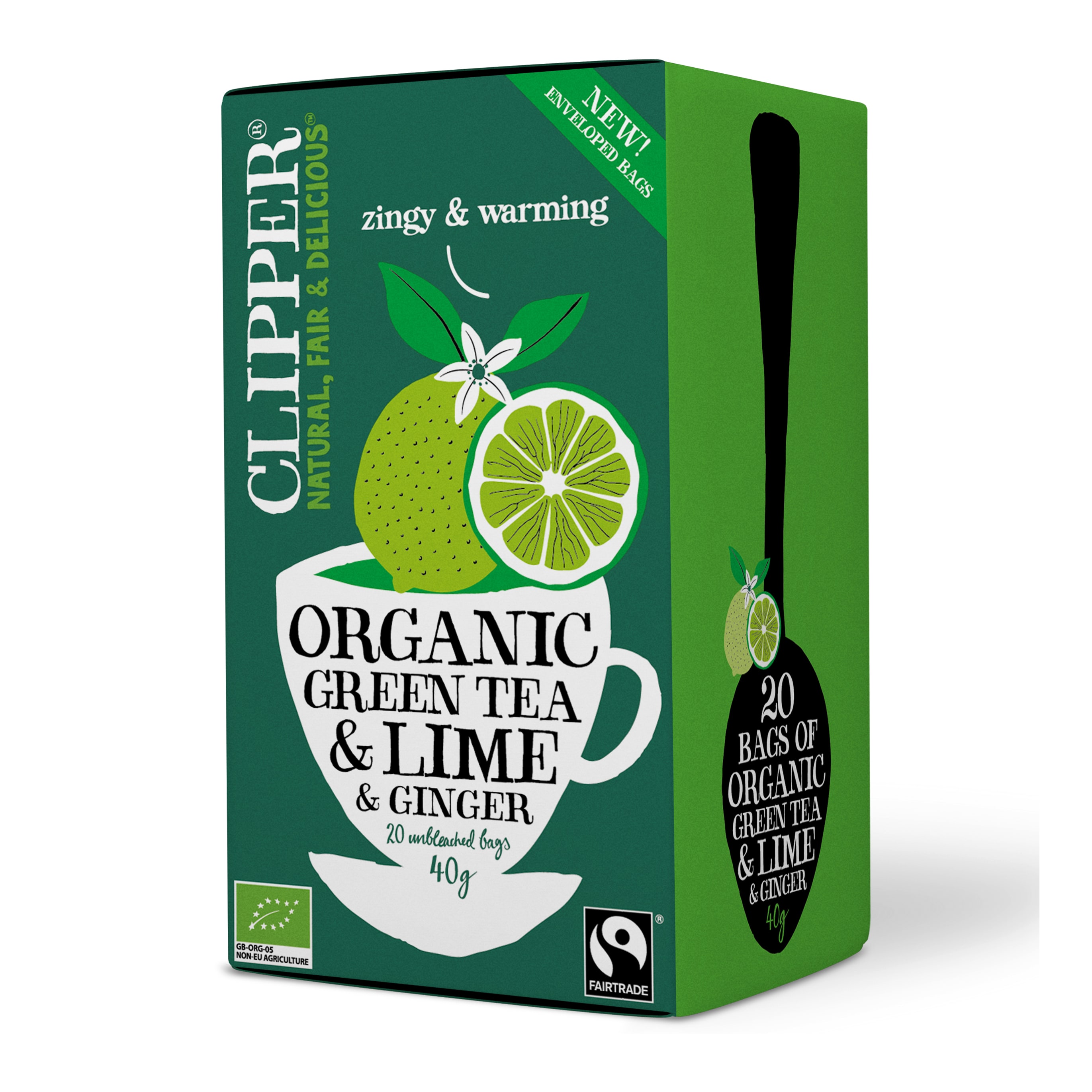 Green Tea Lime and Ginger 20 påsar