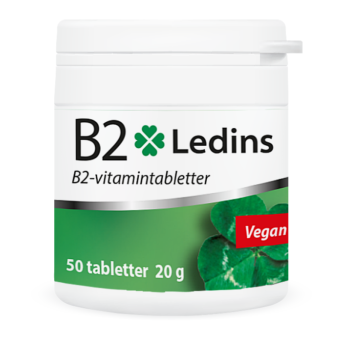 Vitamin B2 50 tabletter