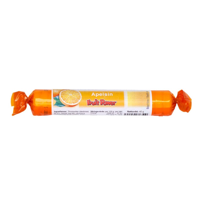 Druvsocker apelsin 17 tabletter