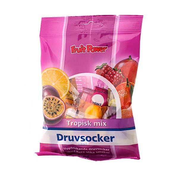Druvsocker tropisk-mix pÃ¥se 75g