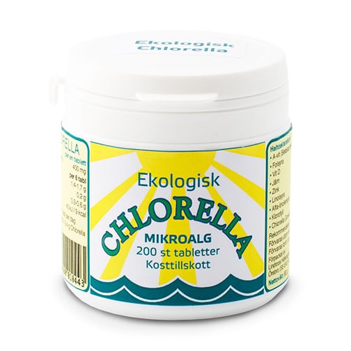 Chlorella 200 tabletter