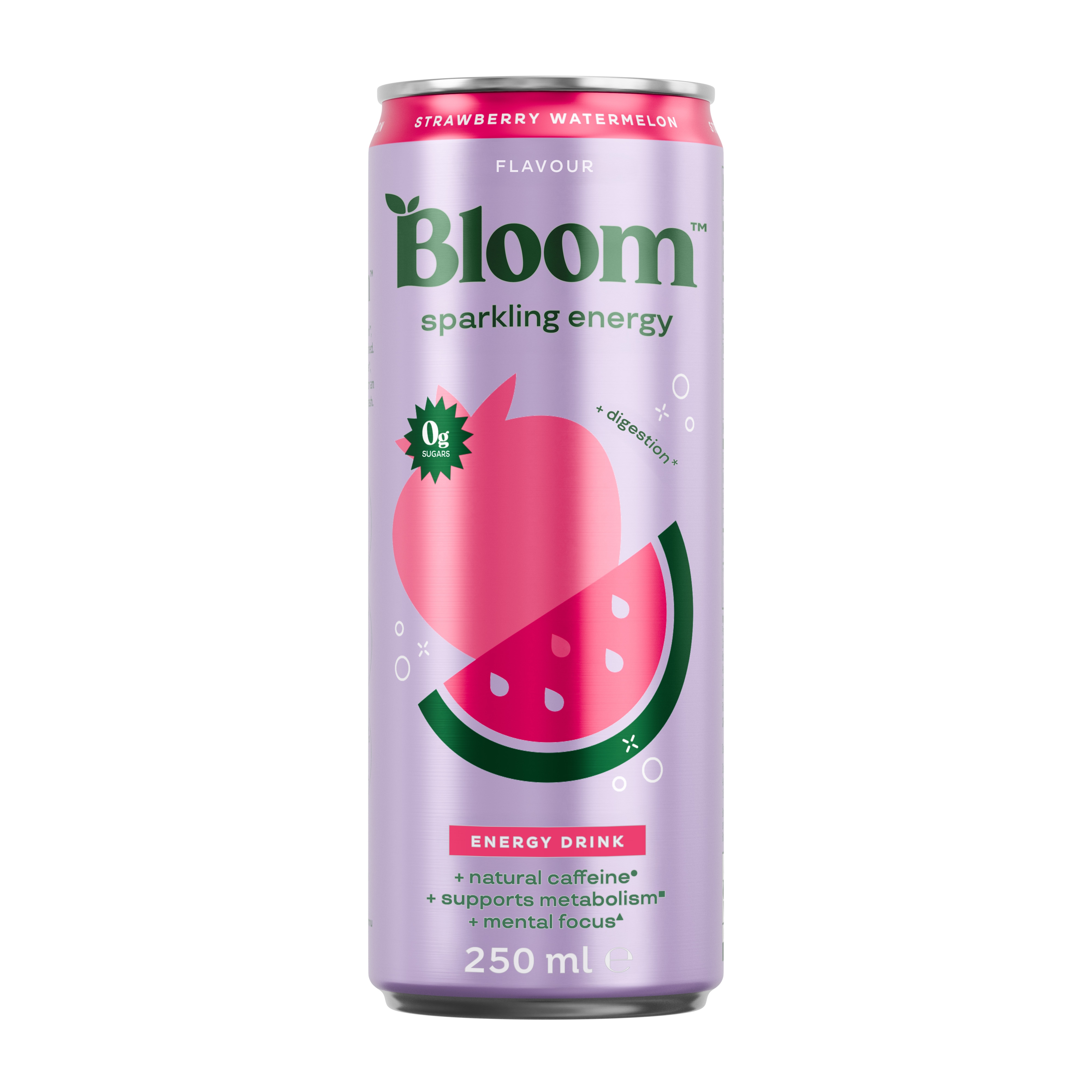 Sparkling Energy 250ml Strawberry Watermelon