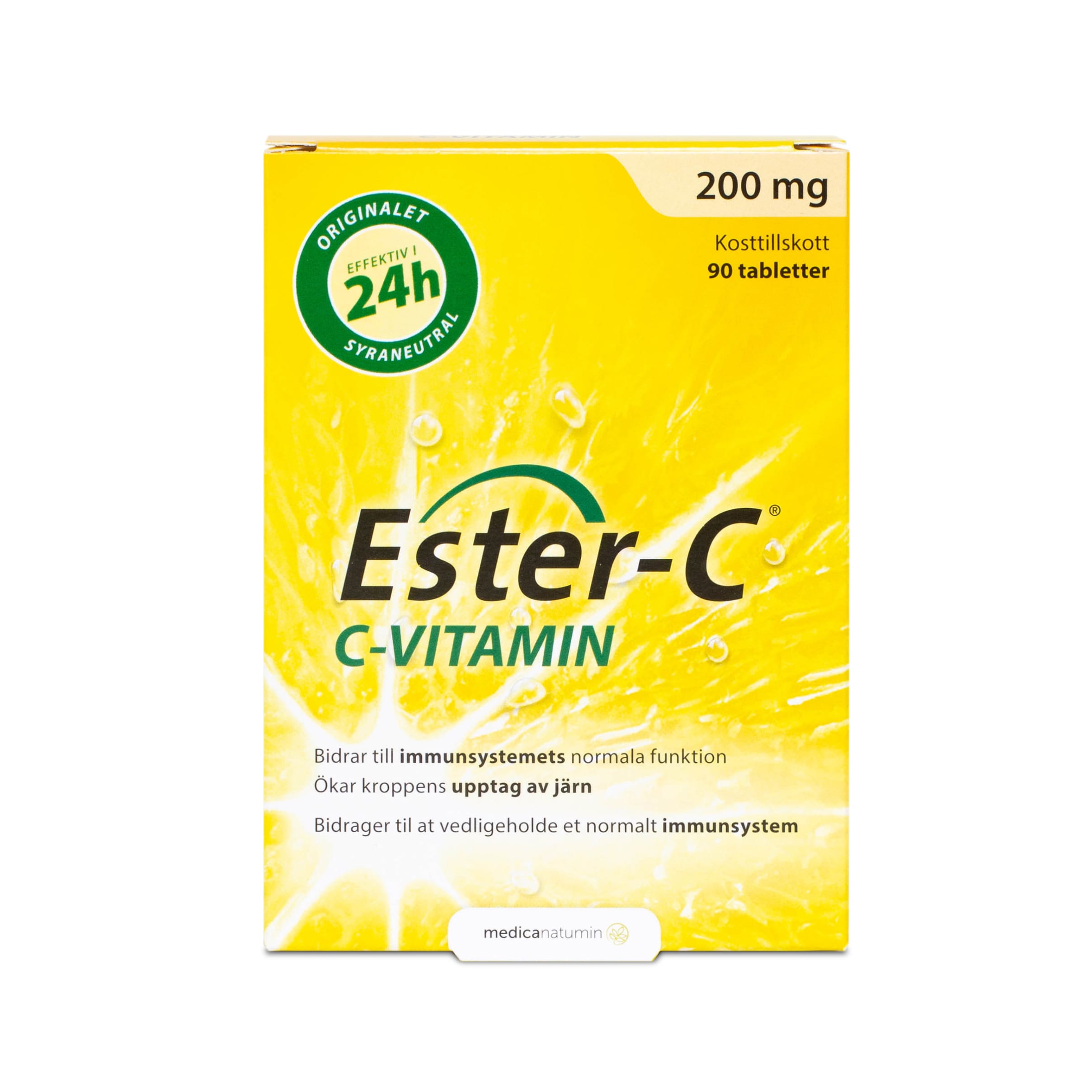 Ester-C 200mg 90 tabletter