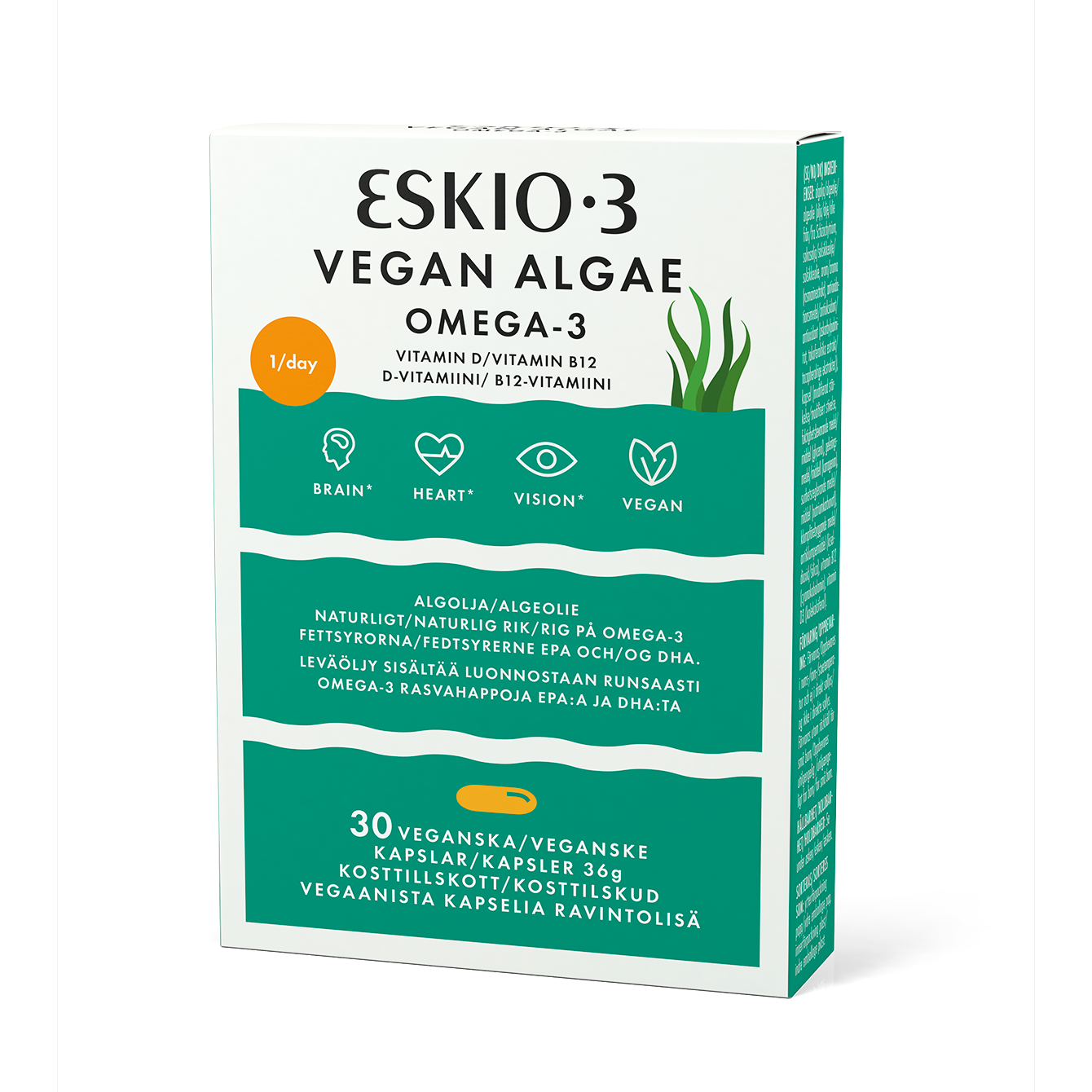 Eskio-3 Vegan Algae 30 kapslar