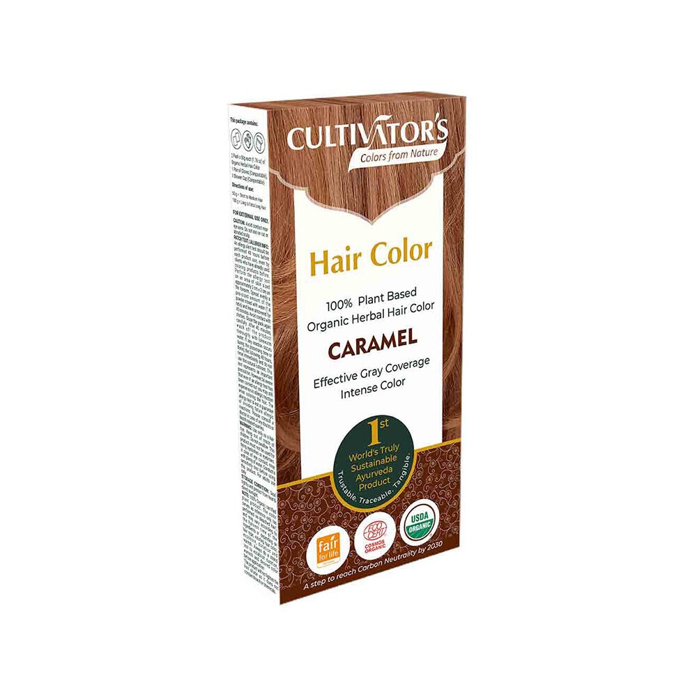 Organic Herbal Hair Color Caramel 100g