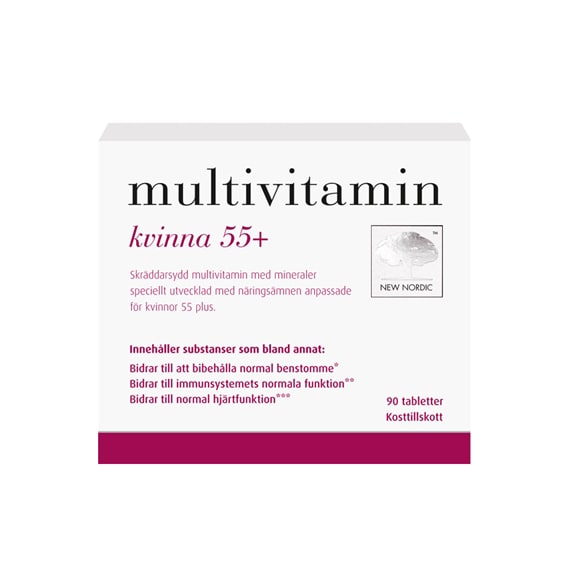 Multivitamin för kvinnor 55 + 90 tabletter