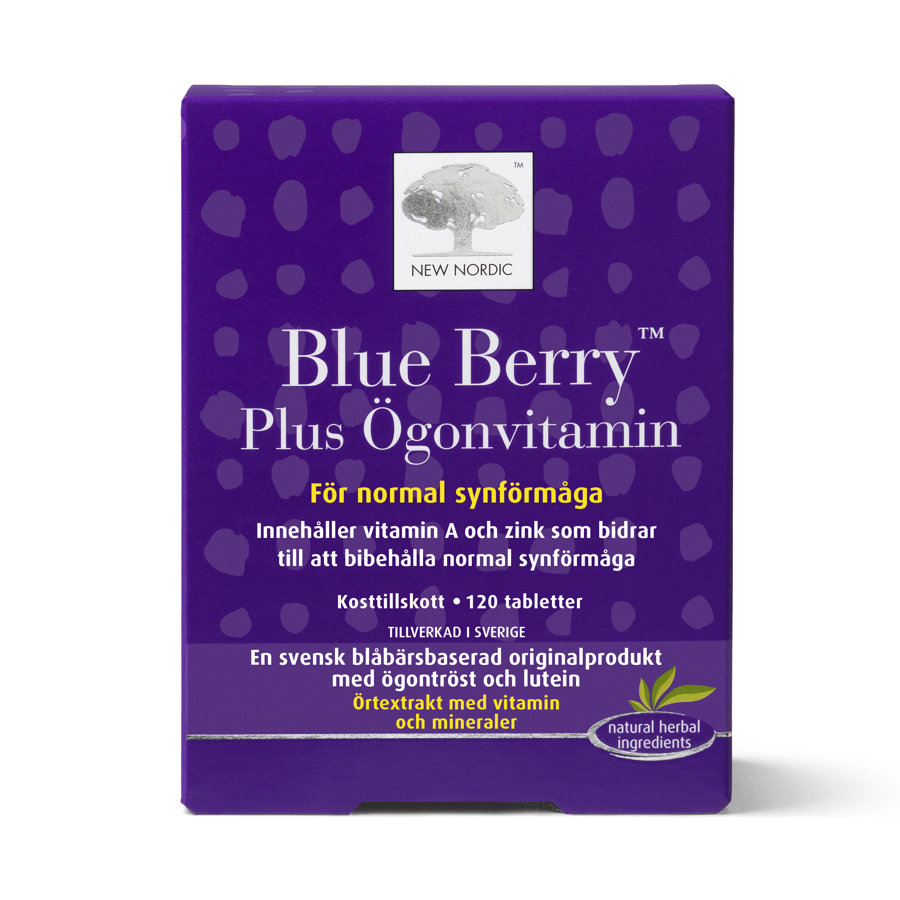 Blue Berry Plus Ã–gonvitamin 120 tabletter