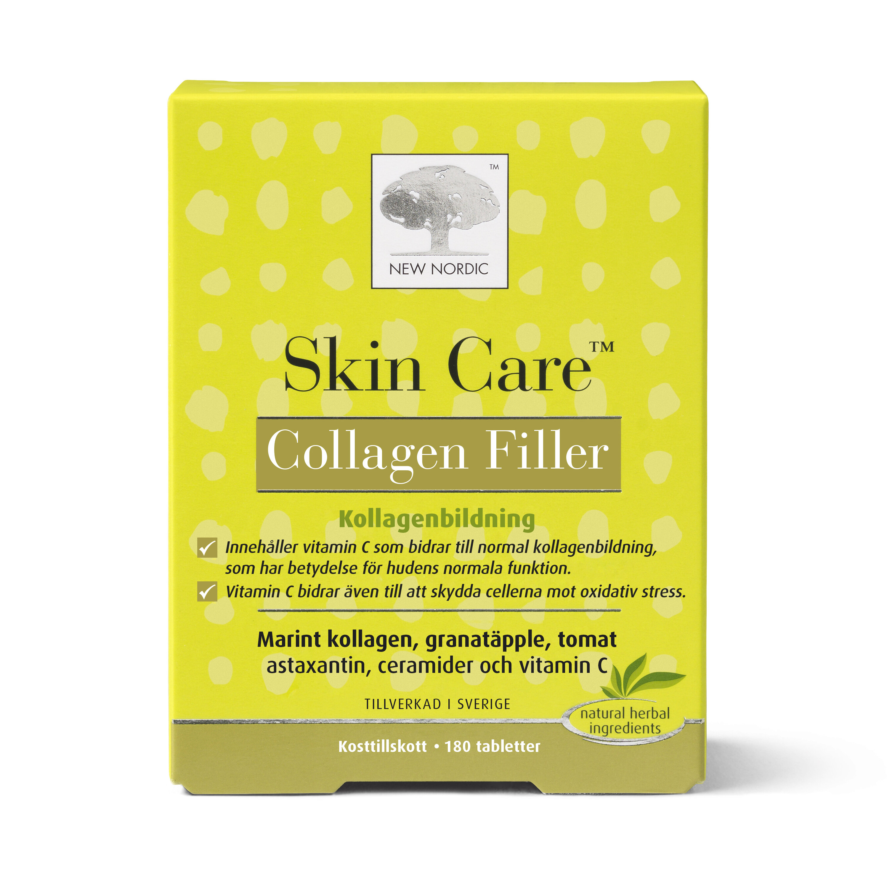 Skin Care Collagen Filler 180 tabletter