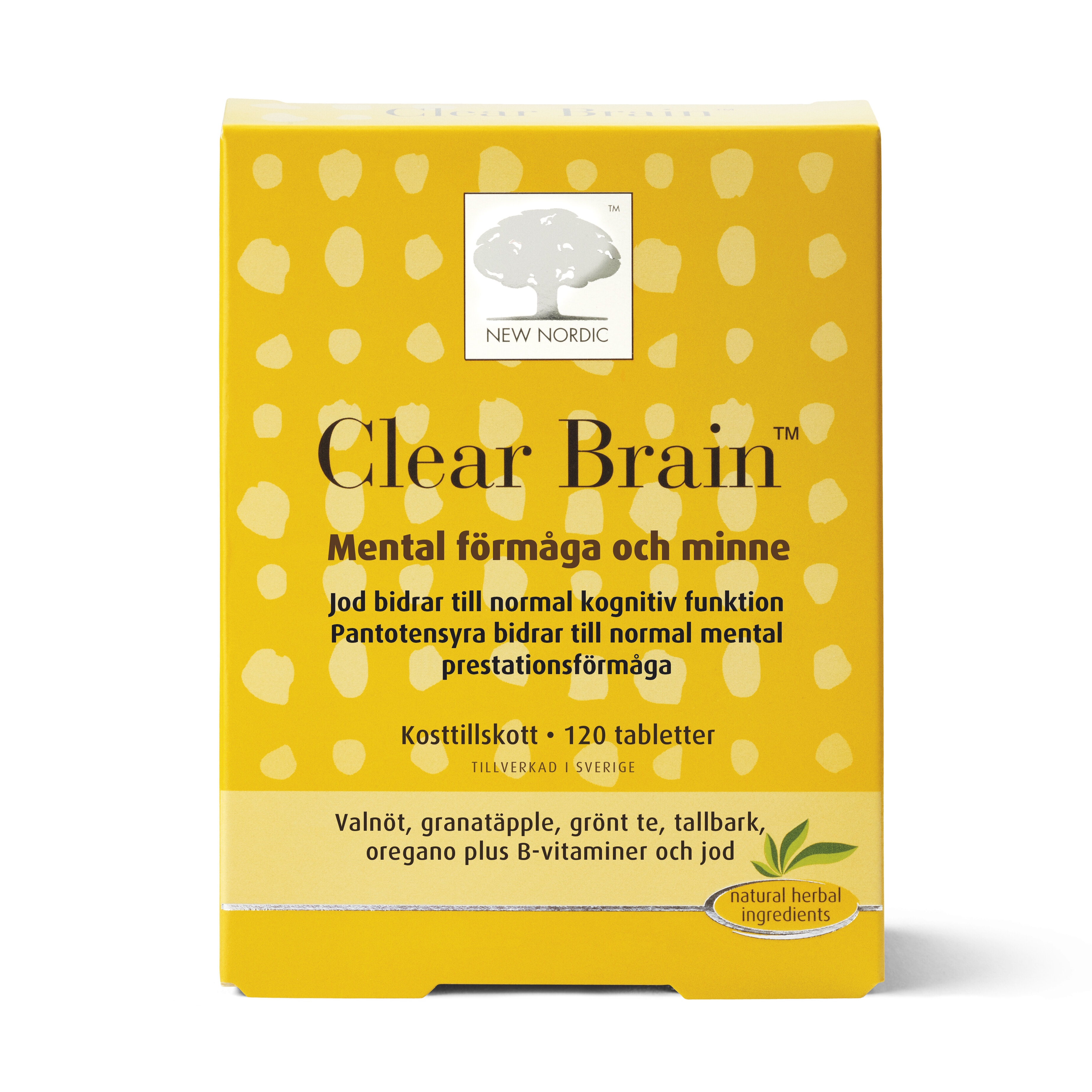 Clear Brain 120 tabletter