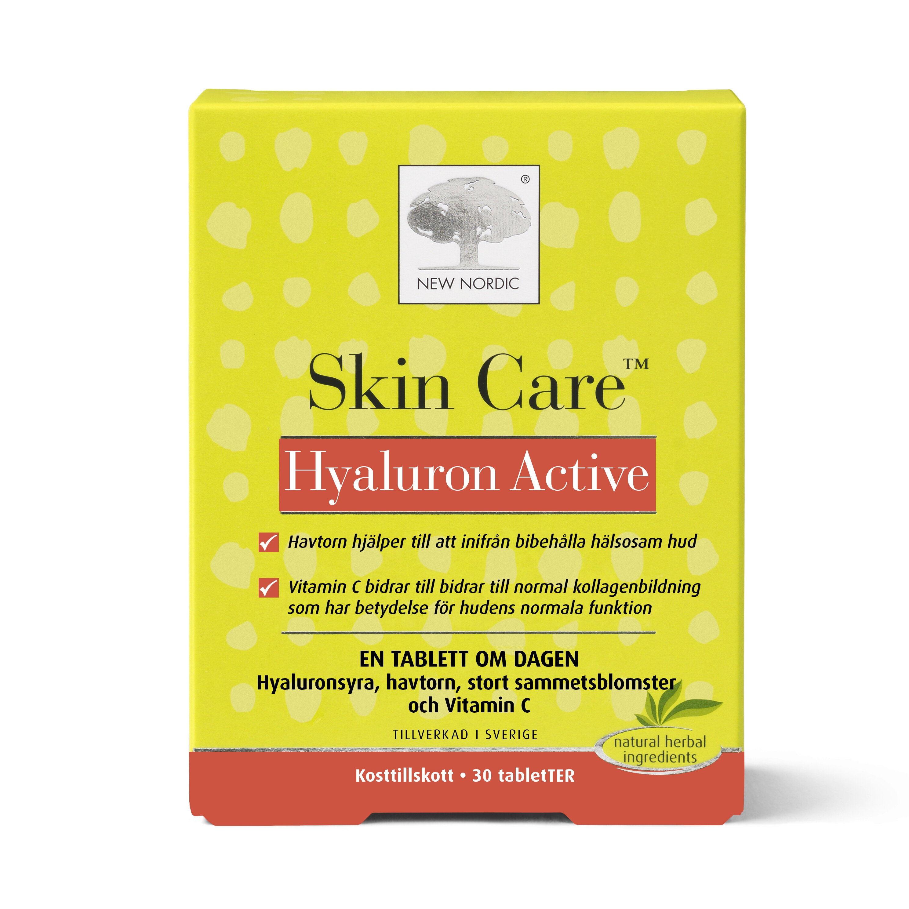 Skin Care Hyaluron Active 30 tabletter