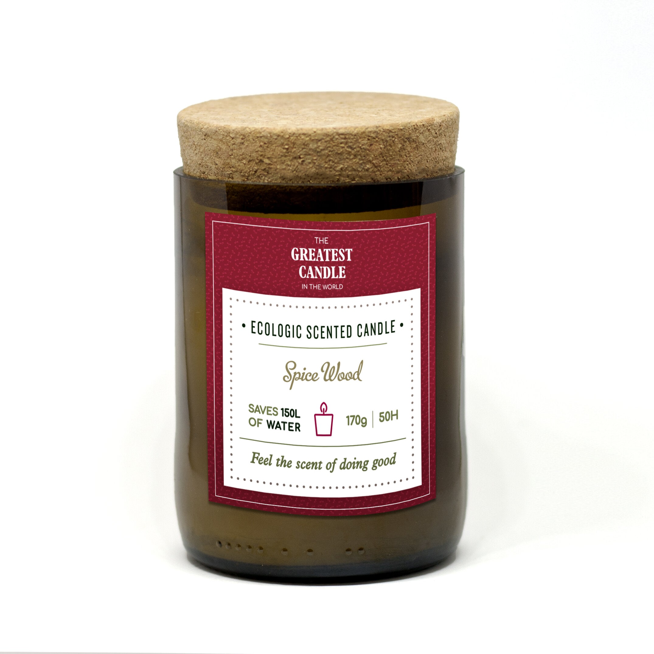 The Greatest Candle Doftljus Spice Wood 170g
