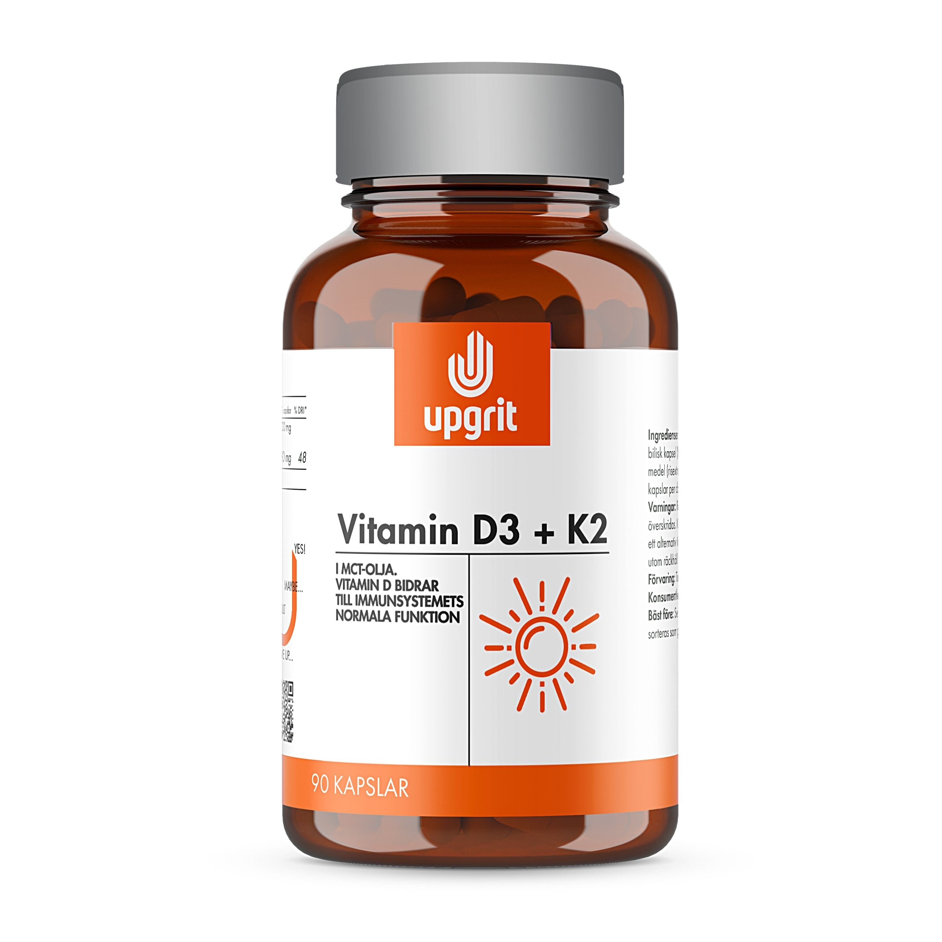 Vitamin D3+K2 90 kapslar