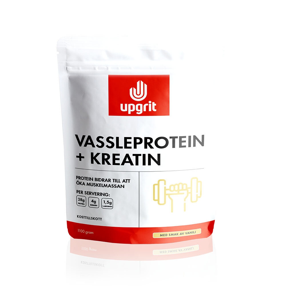 Vassleprotein+Kreatin Vanilj 1100g