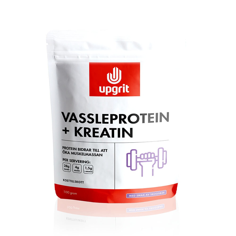 Vassleprotein+Kreatin Skogsbär 1100g