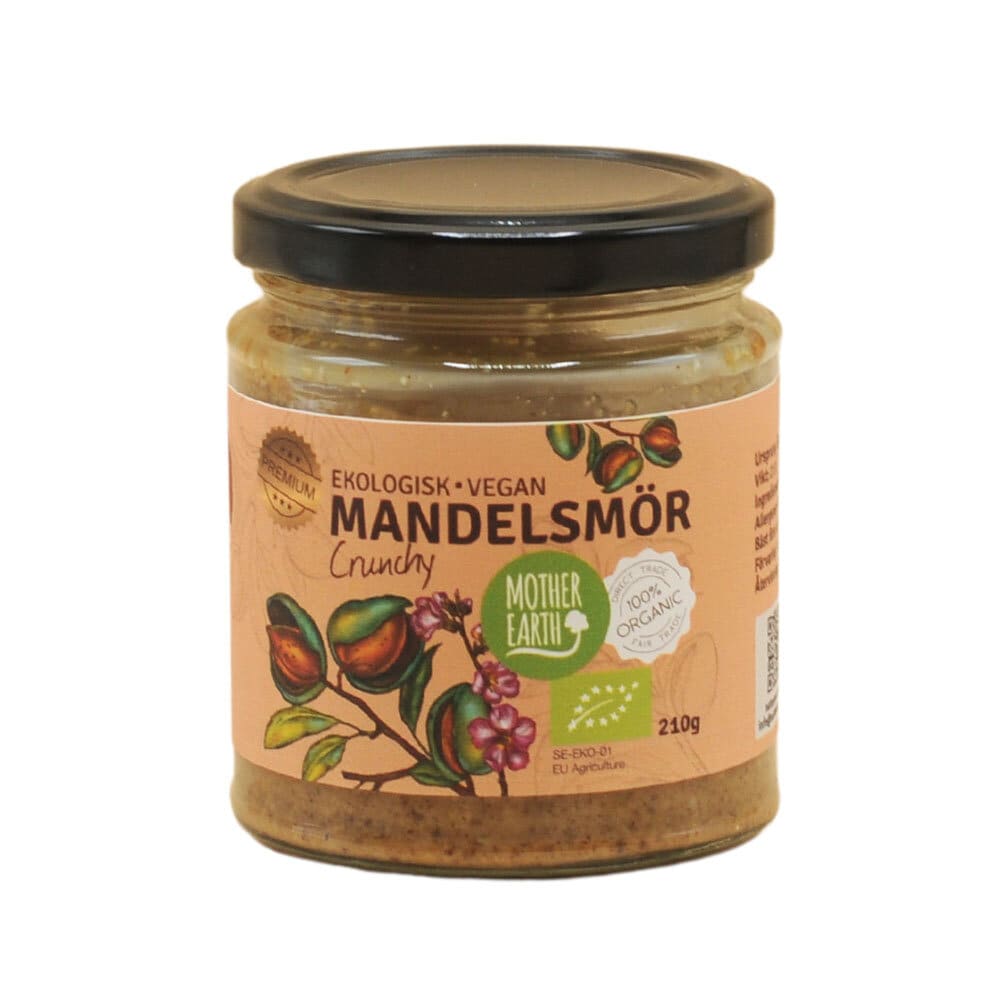 Mandelsmör Crunchy RAW Premium 210g