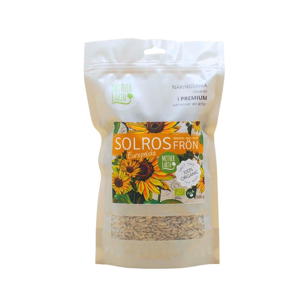 Solroskärnor hela raw 500g