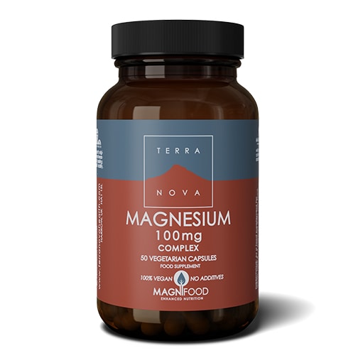 Magnesium 100mg 50 kapslar