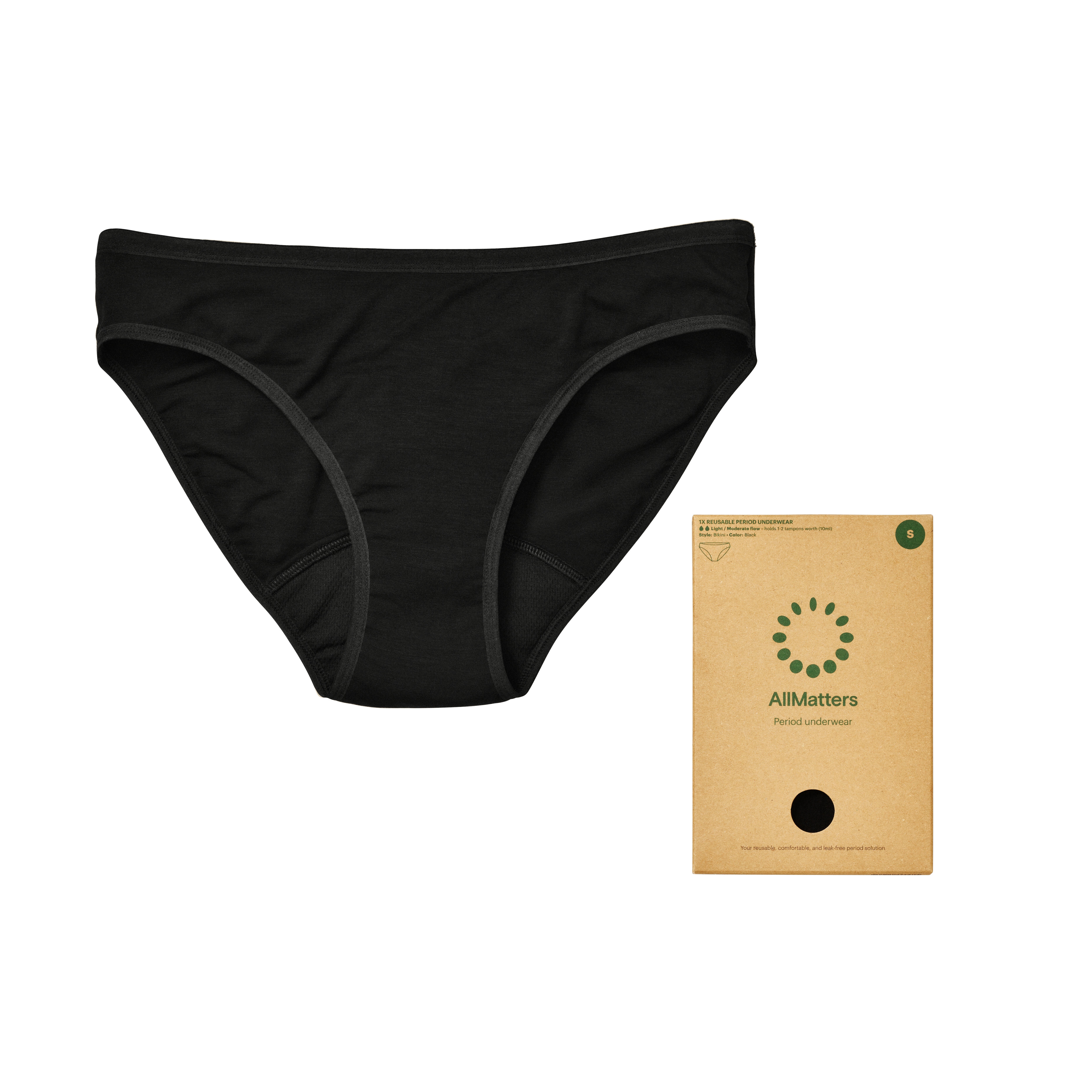 Period underwear svart storlek XS