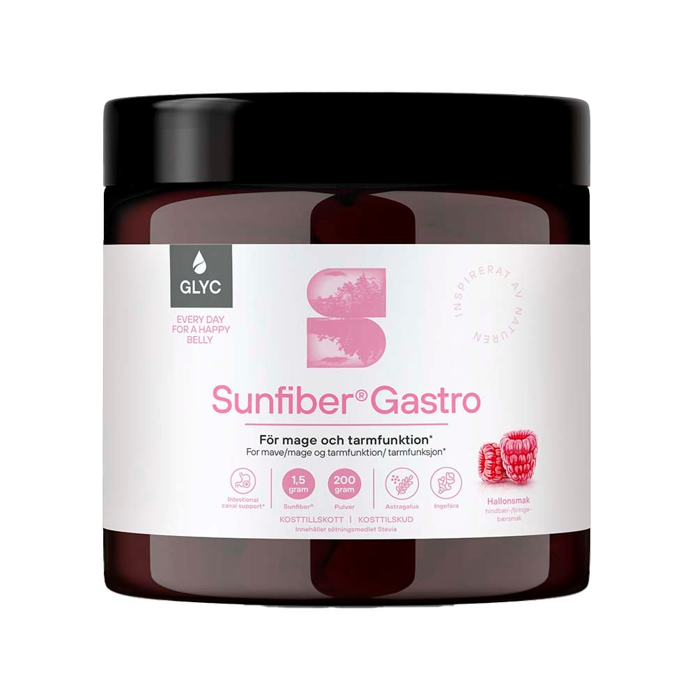 Sunfiber Gastro Hallon 200g