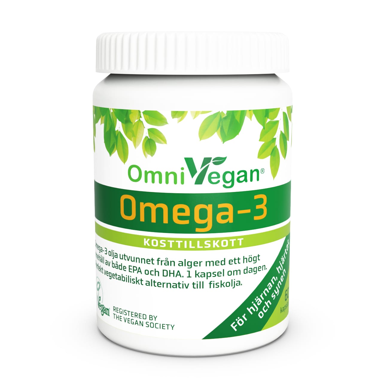 OmniVegan Omega-3 60 kapslar