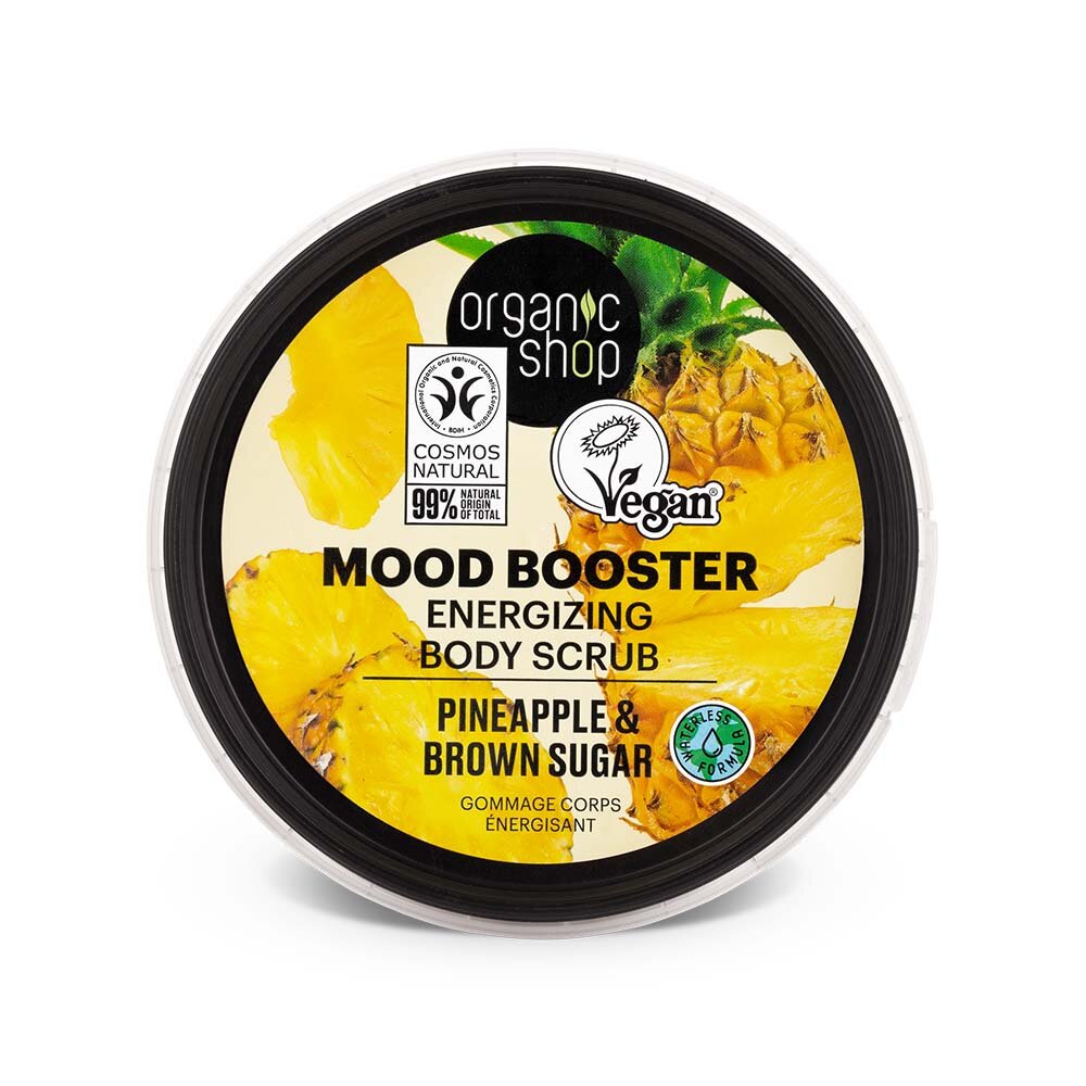 Mood Booster energizing body scrub Pineapple & Brown Sugar 250ml
