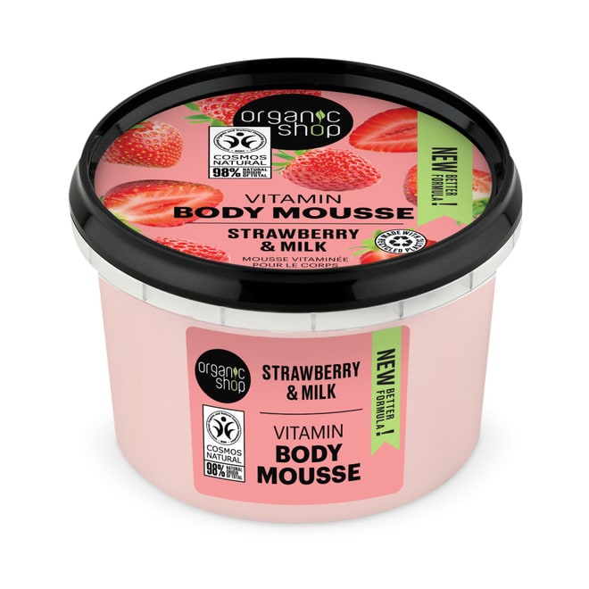 Body Mousse Strawberry Yoghurt 250ml