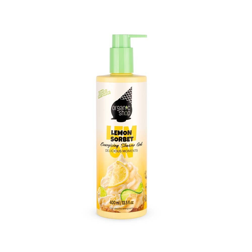 Energising Shower Gel Lemon Sorbet Delicious Moments 400ml